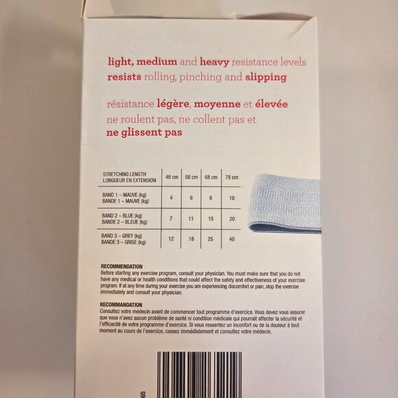 Jogi Fabric Resistance Bands Set – 3 Levels, New - Picture 3 of 4